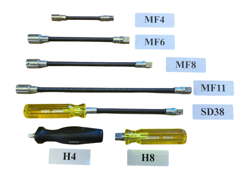 1/4" Square Flex Extension – 4" Long