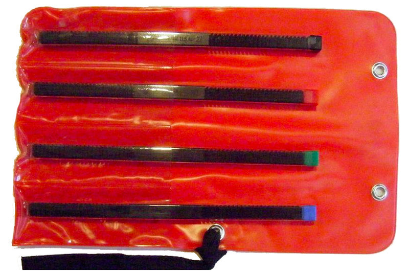 MADE IN USA  Set of 4 Jawco Rethreading Files: Nu-Thred® #1, 2, 7, & 8