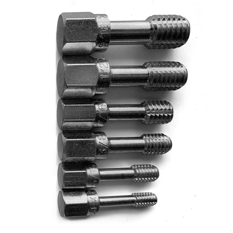 MADE IN USA Jawco coarse hex-drive rethreading taps